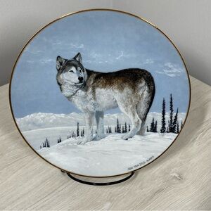 Jan Van Zyle Alaska FAR COUNTRY CROSSING Arctic Majesty Plate Collection #CO817